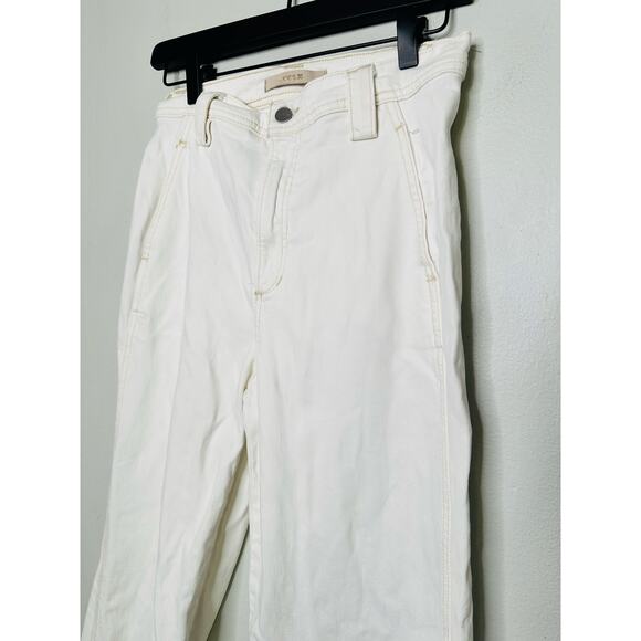 JOES Women's Off-White Avery Ankle Cut Denim Blend Wide-Leg Jeans Size 28 - Picture 5 of 16